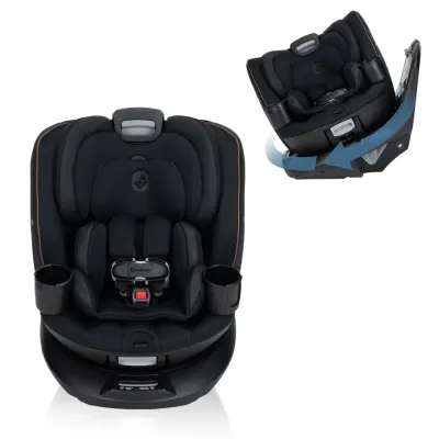 Maxi-Cosi Andi 360 convertible car seat — rotating infant-to-toddler padded harnessed seat with recline