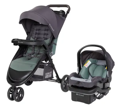 Baby Trend Sonar Cargo 3-wheel infant travel system with EZ-Lift 35 Plus infant car seat