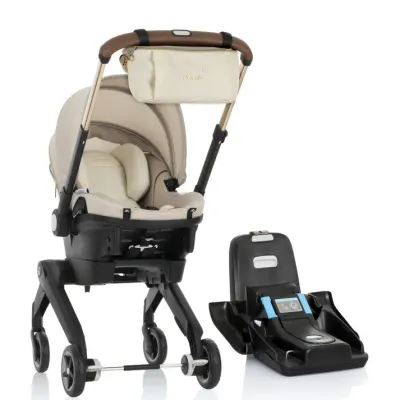 Evenflo Shyft DualRide infant car seat and stroller combo with five-point harness