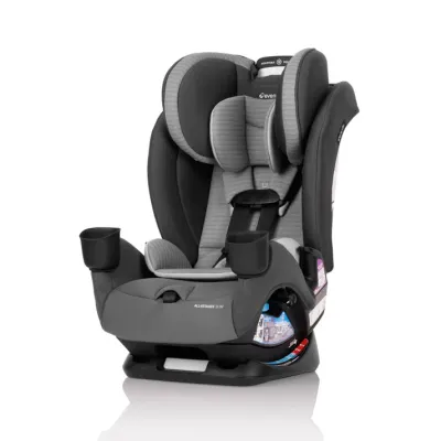 Evenflo All4Stages Slim convertible car seat, slim-profile design for rear- and forward-facing use