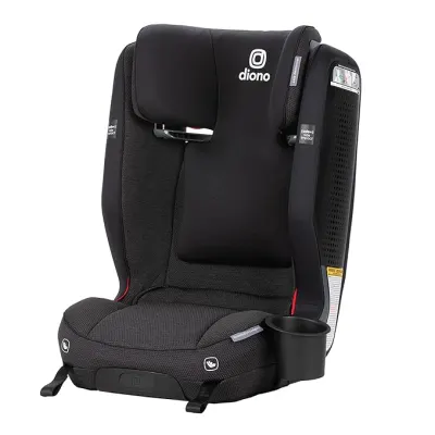 Diono Monterey 6XT SafePlus high-back booster seat with adjustable headrest and padded sides