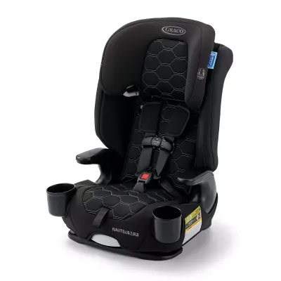 Graco Nautilus 2.0 LX forward-facing car seat with harness-to-booster conversion, high-back design.