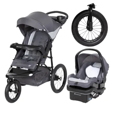 Baby Trend Expedition Zero Flat Jogger travel system with EZ-Lift infant car seat