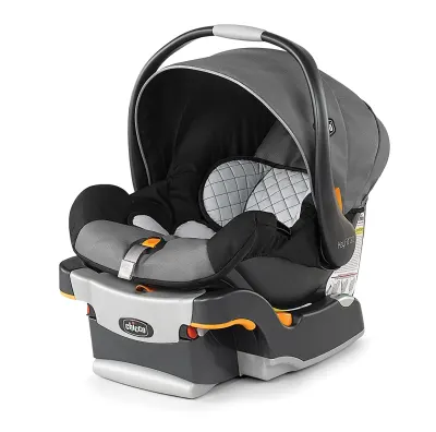Chicco KeyFit 30 infant car seat — rear-facing carrier with adjustable harness and canopy