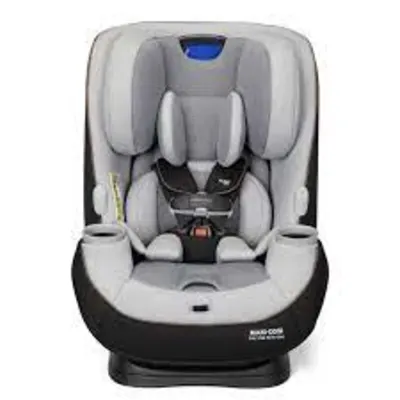 Maxi-Cosi Pria Chill convertible car seat, grey with breathable mesh cooling panels and five-point harness.