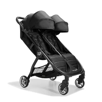 Baby Jogger City Tour 2 Double stroller — compact, lightweight side-by-side seats with canopies