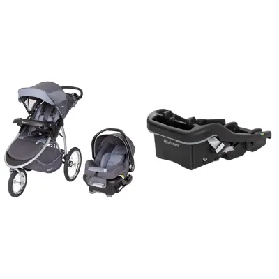 Baby Trend Expedition Race Tec jogging stroller travel system with Ally 35 infant car seat.