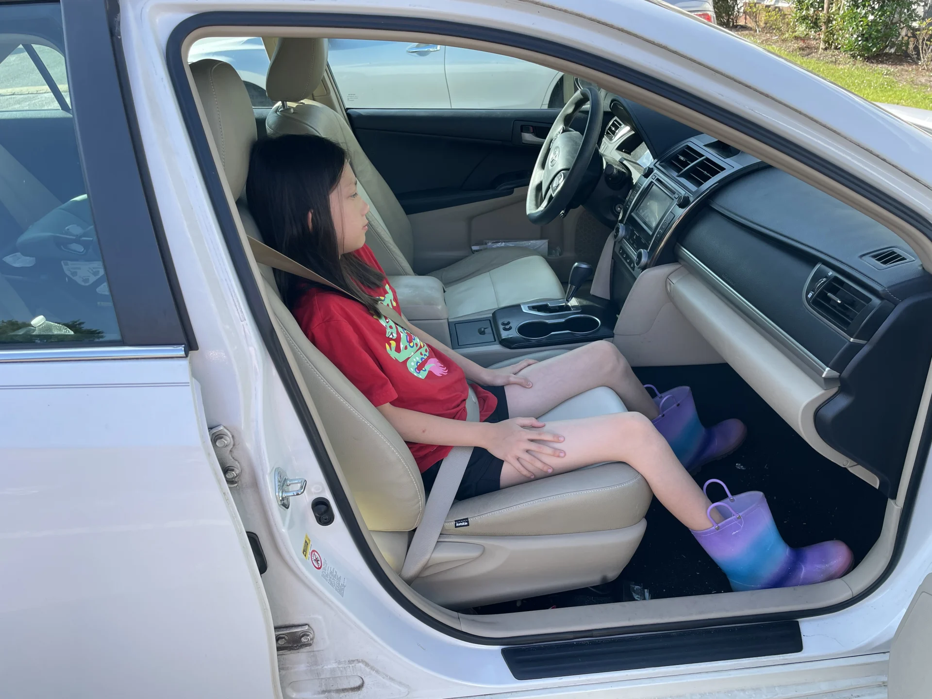 10-Year Old in the Front Seat