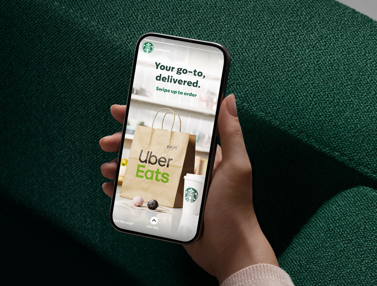 Starbucks Uber Eats