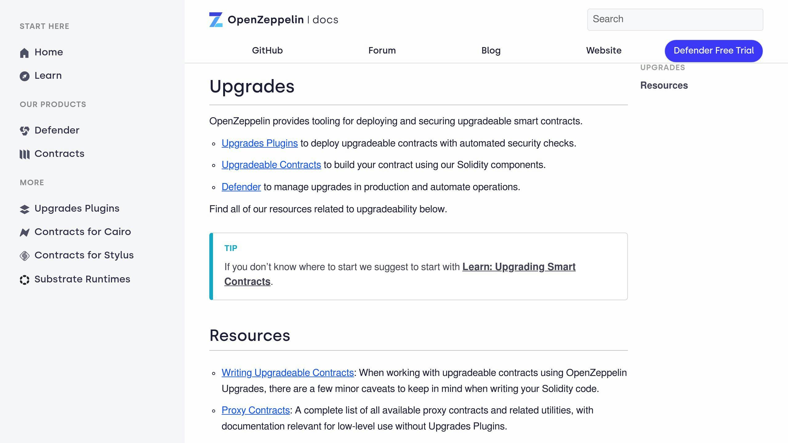 OpenZeppelin Upgrades