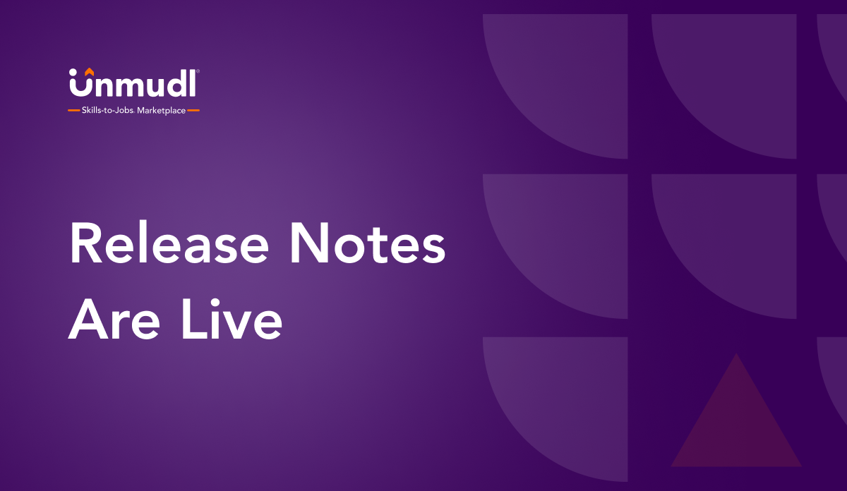 Release Notes Now Live on Unmudl