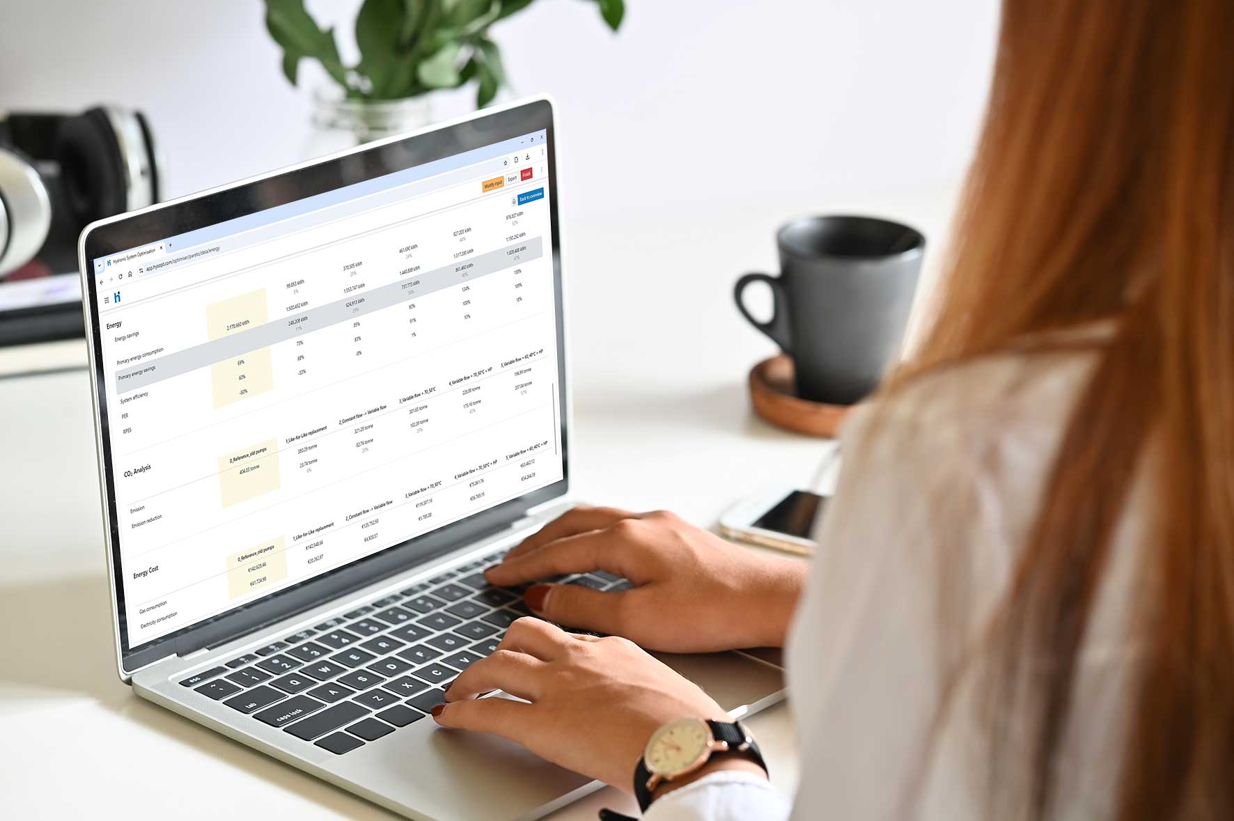 pareto analysis mockup