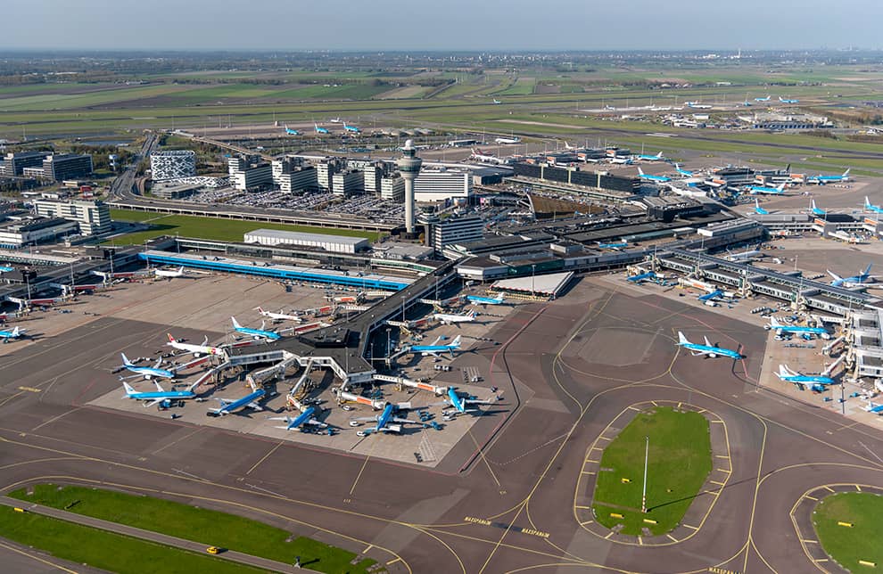 schiphol airport hysopt digital twin