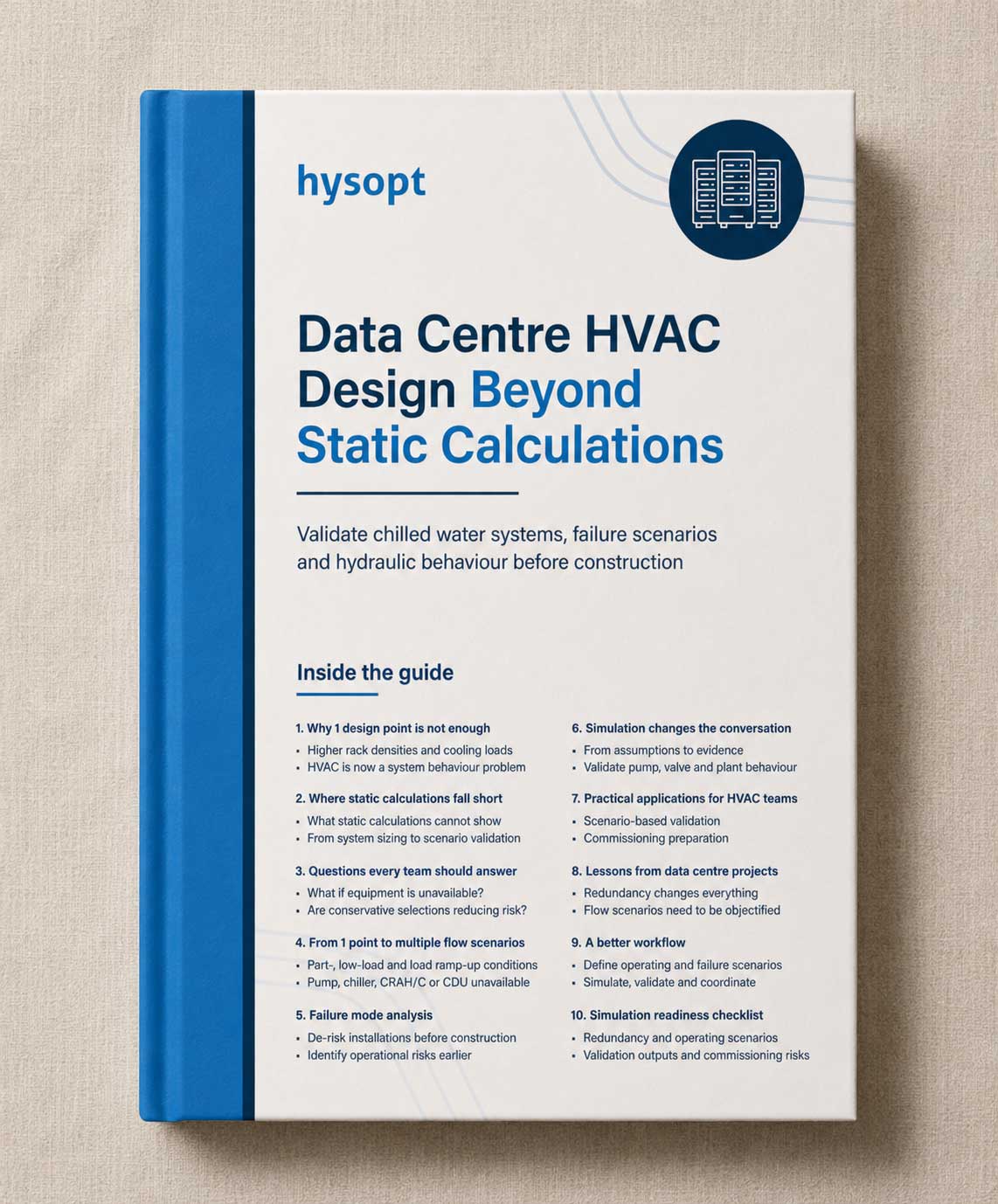 Data Centre HVAC Design Beyond Static Calculations ebook hysopt