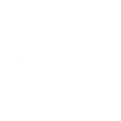 White circle with a diagonal line crossing it, resembling a strike-through symbol on black background.