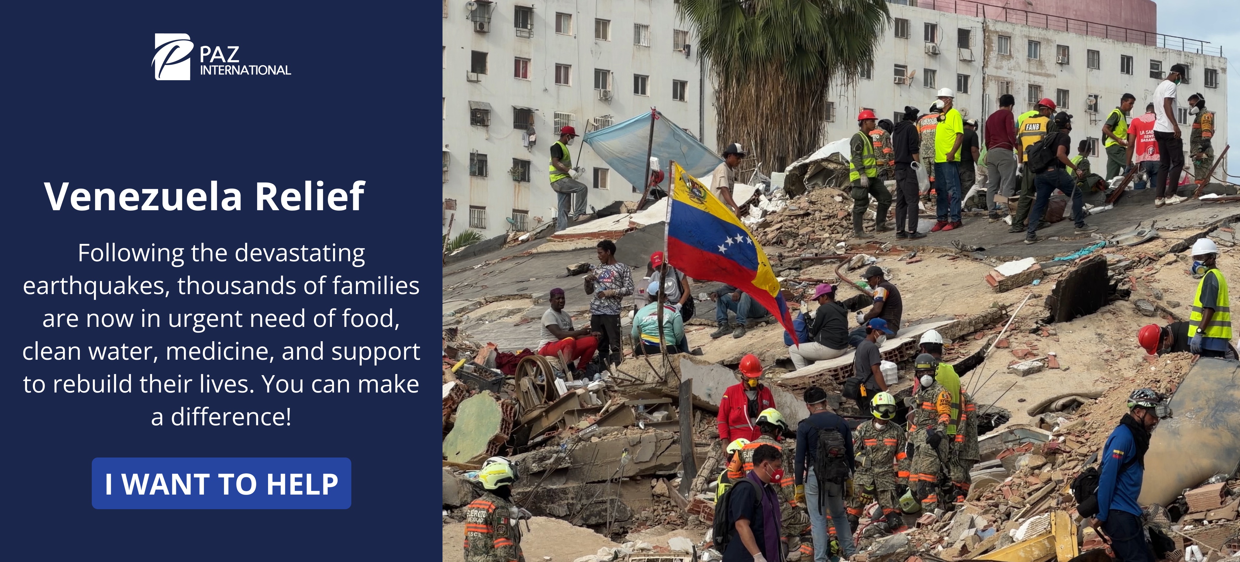 Venezuela Relief — Help families affected by the earthquakes