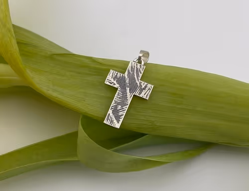 Silber Kreuz gewalzte Oberfläche
