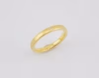 750/- Gelbgoldring mirt 1 Brillanten 