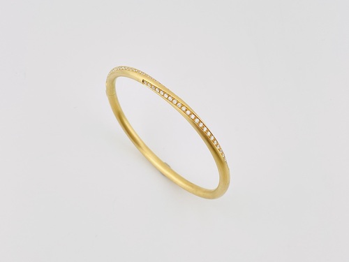 750/ooo Gold Armreif mit Brillanten