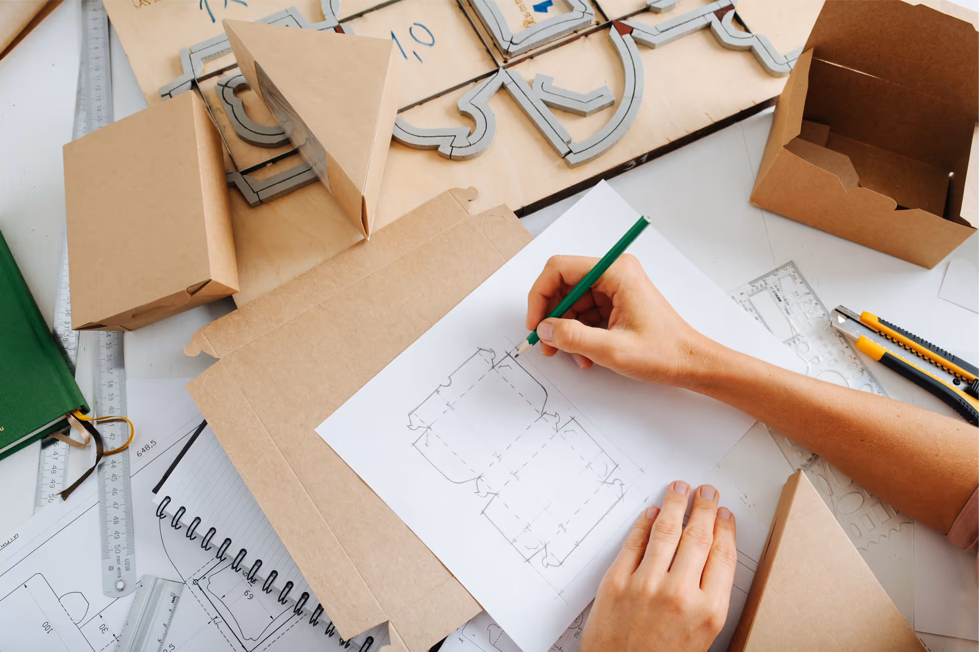 Gestaltung von Verpackungsprototypen