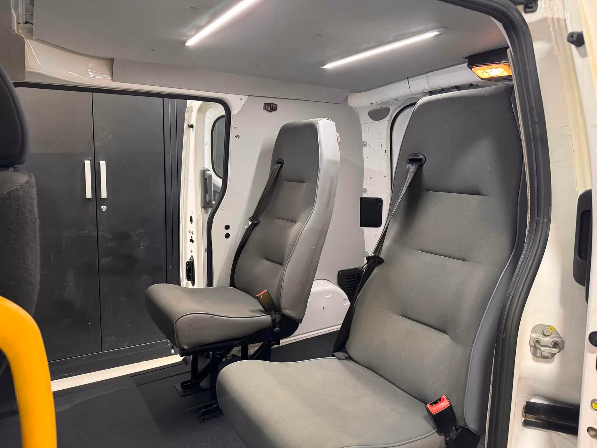 Van conversion seat layout