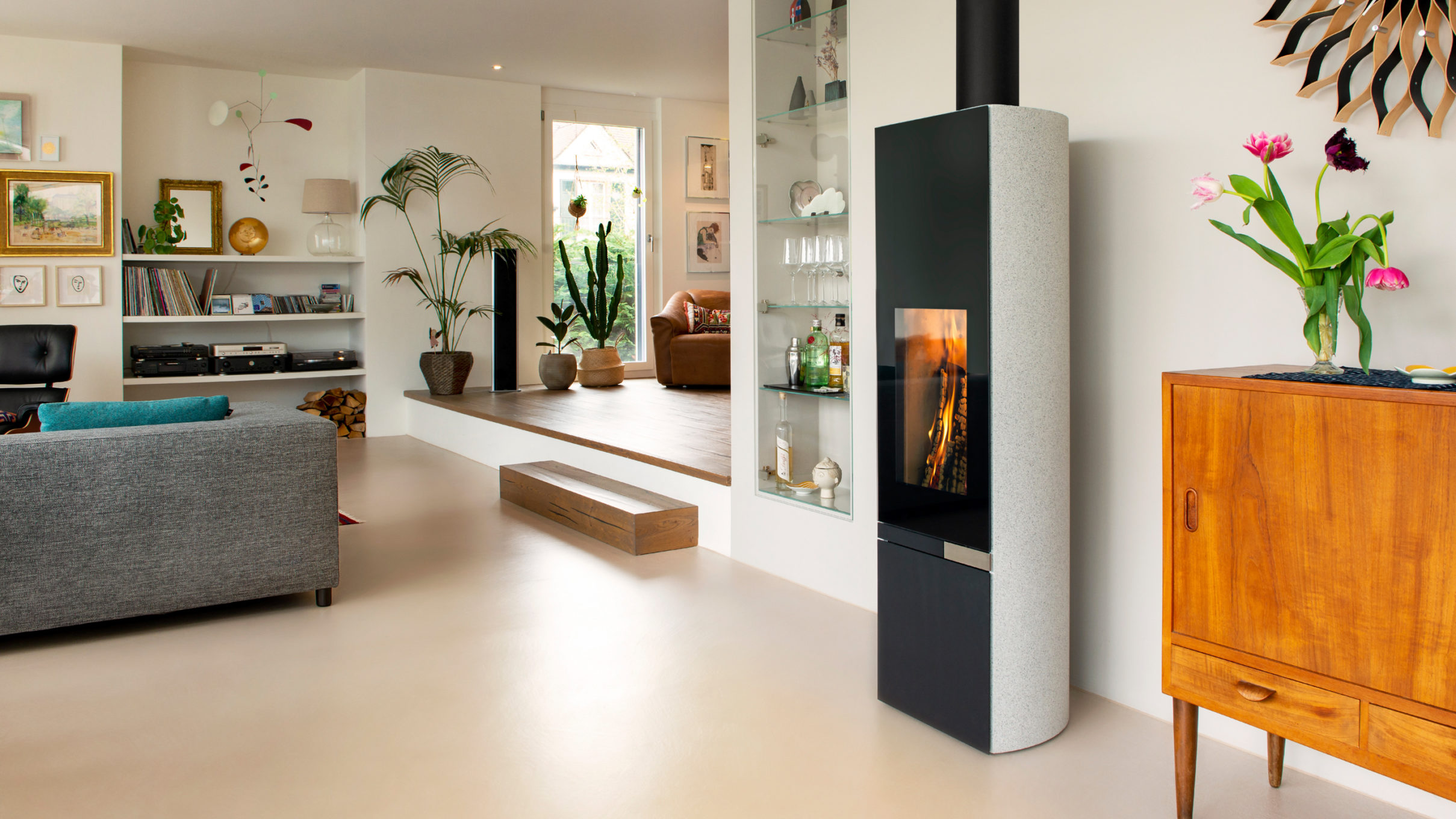 TIBA Ofen mit traditionellem Schweizer Design