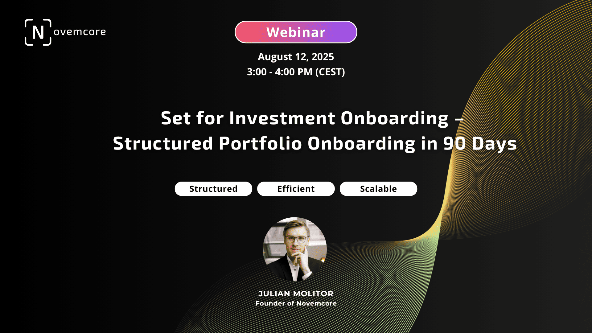 Set for Investment Onboarding 2025
