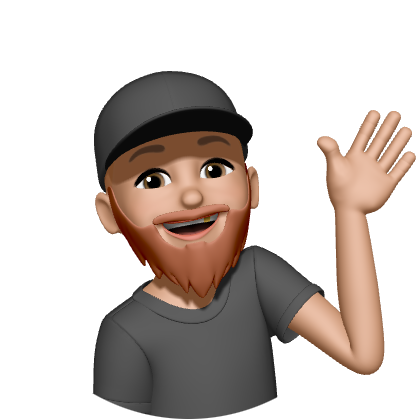 My memoji waving hello