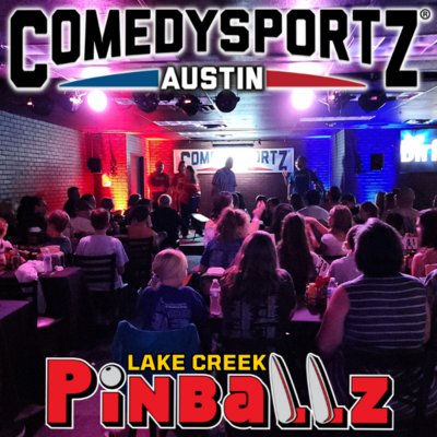 JUN 22: LIVE ComedySportz Match @ Pinballz - Lake Creek
