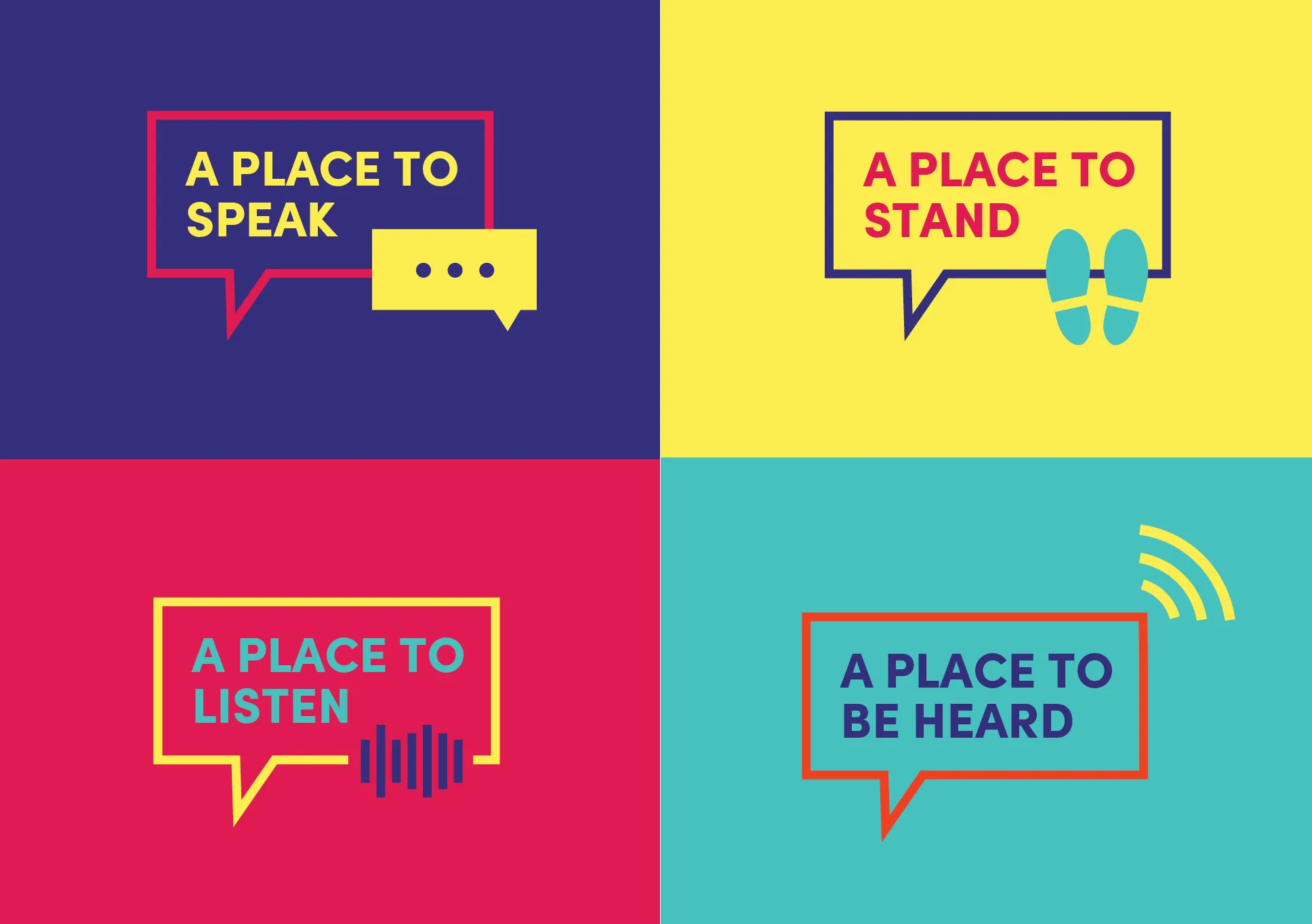 Race Unity language in stylised speech marks