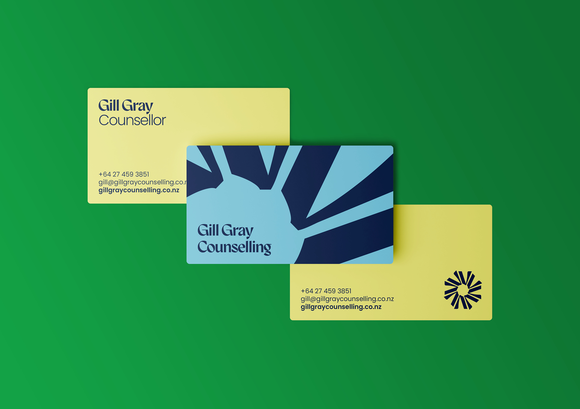 Gill Gray Counselling business card