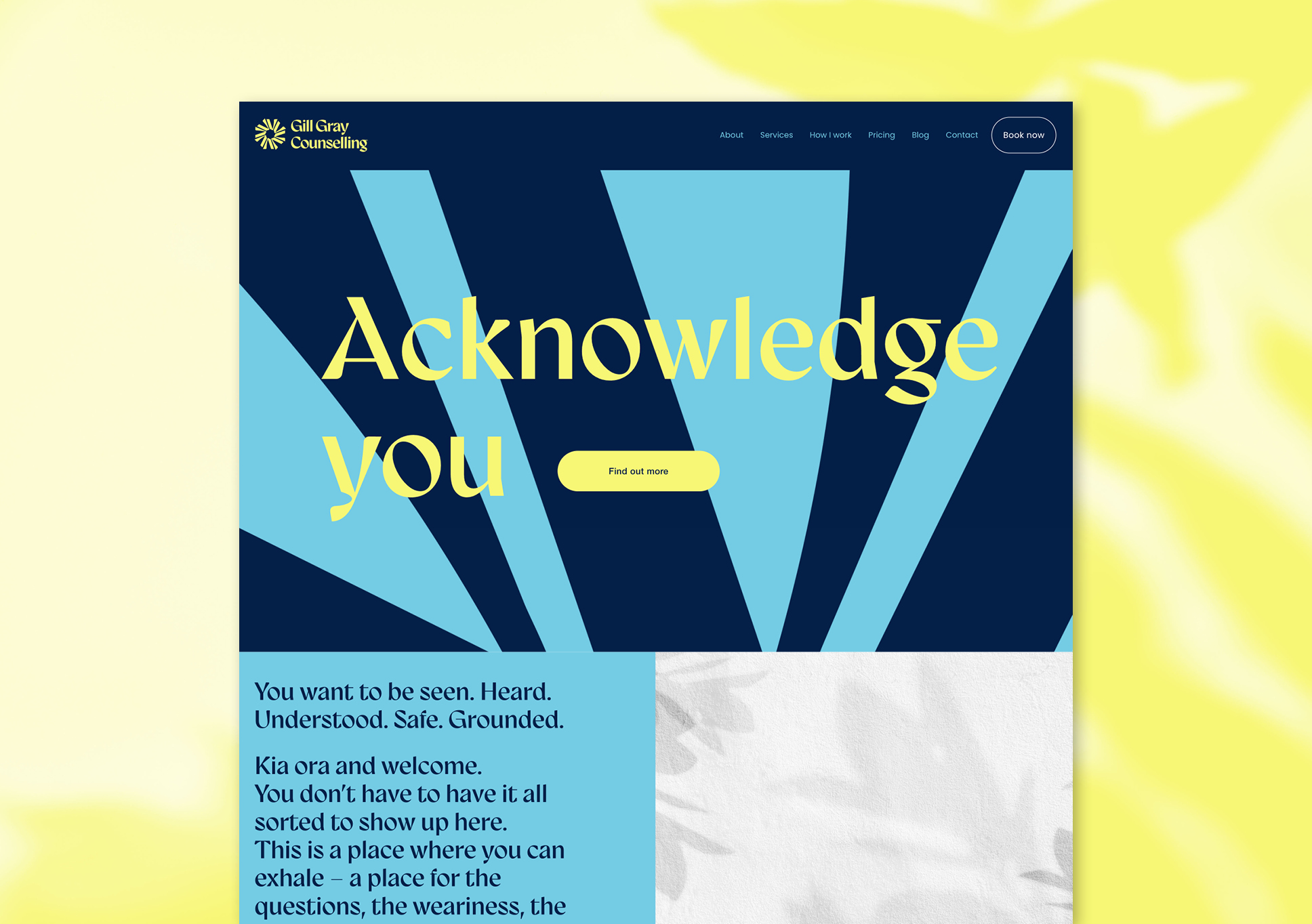 Gill Gray Counselling home page