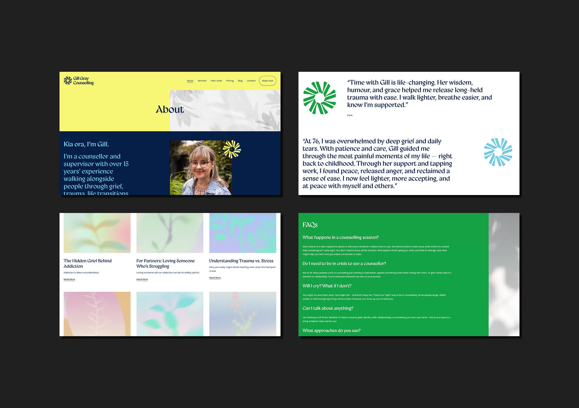 Gill Gray Counselling website design