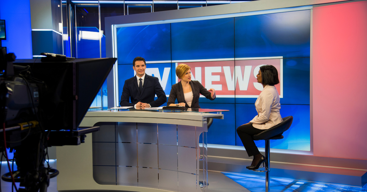 Local news broadcast