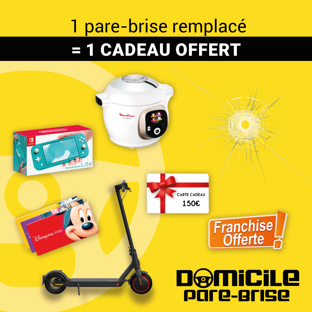 cadeaux domicile pare brise