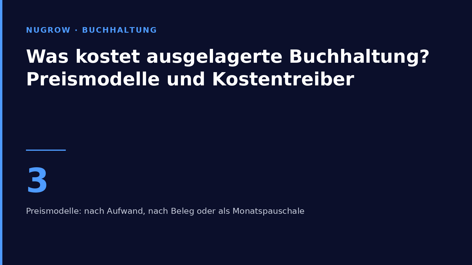 Titelbild: Was kostet ausgelagerte Buchhaltung – Preismodelle und Kostentreiber