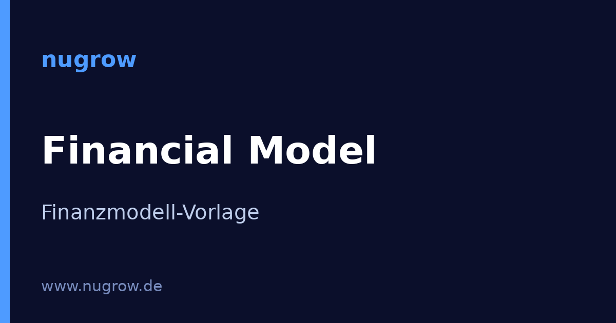 Startup Financial Modell Checkliste