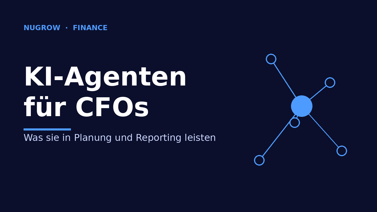 Titelbild: KI-Agenten für CFOs – was sie in Planung und Reporting leisten