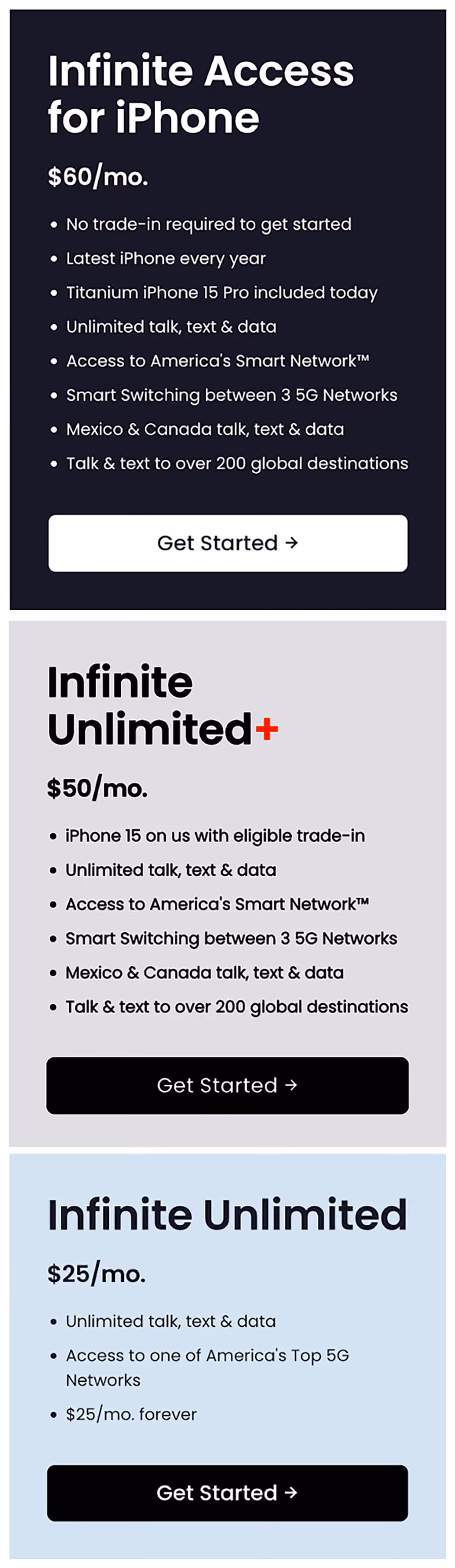 Boost Infinite Plans