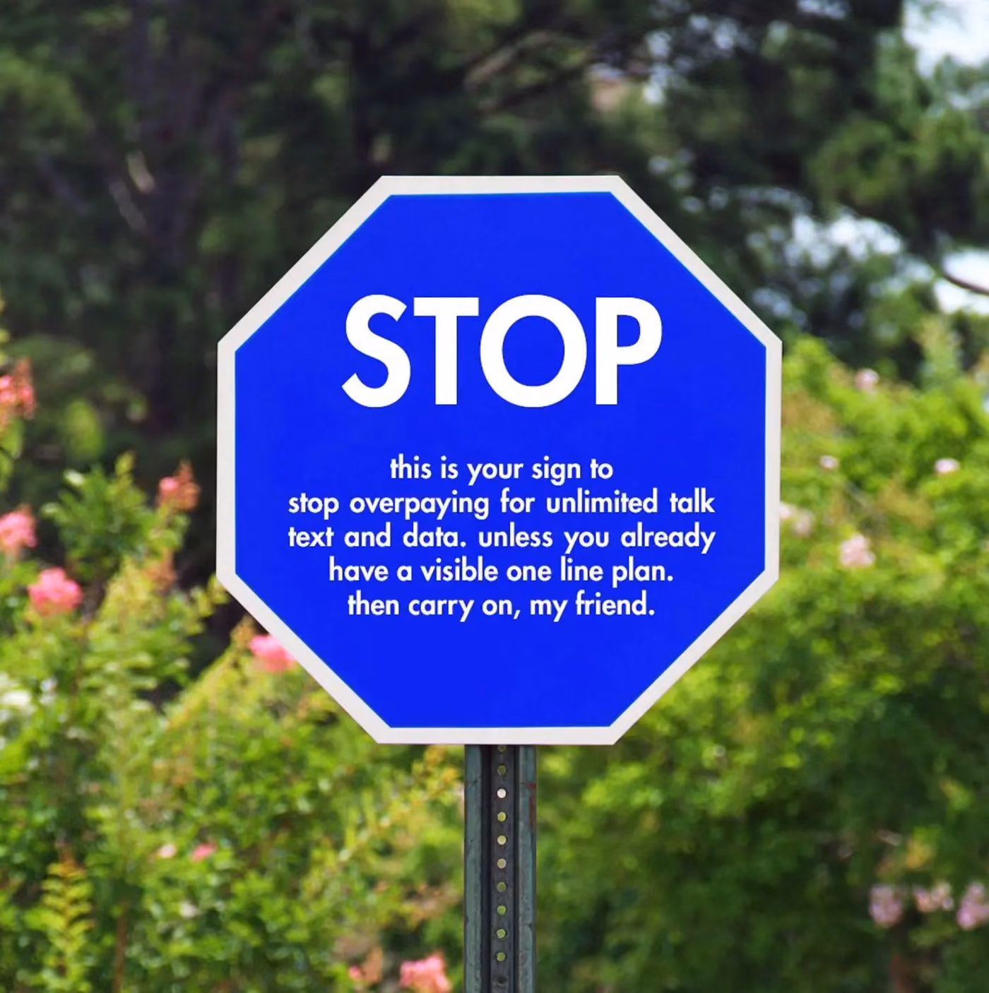 Visible wireless sign Outdoor