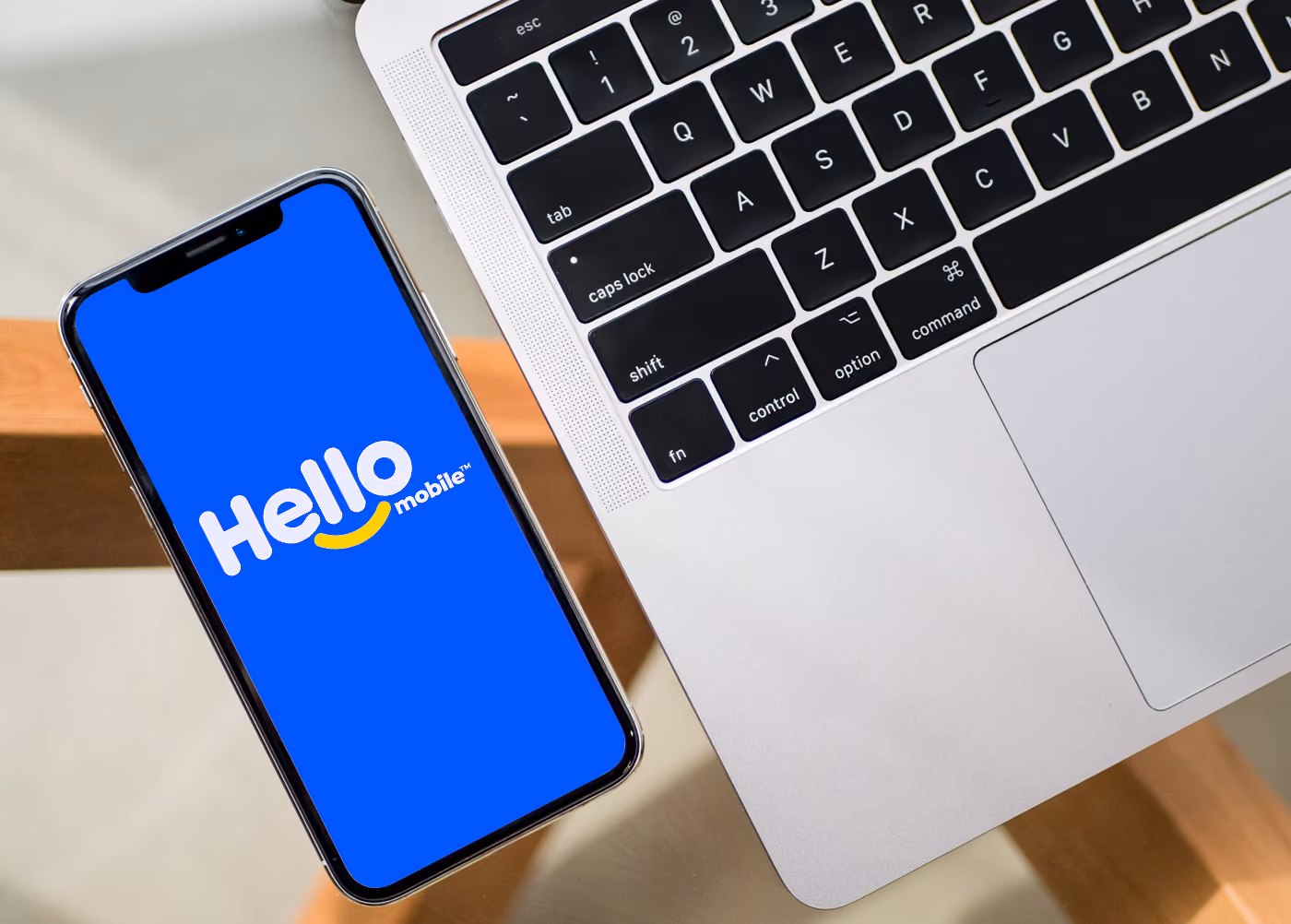 A mobile app interface showcasing Helloo Mobile Logo, designed to assist users in saving money effectively and efficiently.