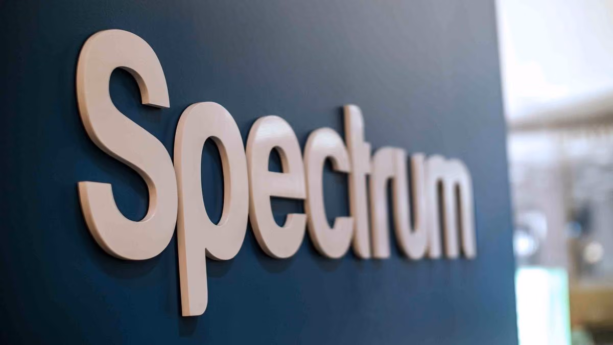 Spectrum logo on the wall