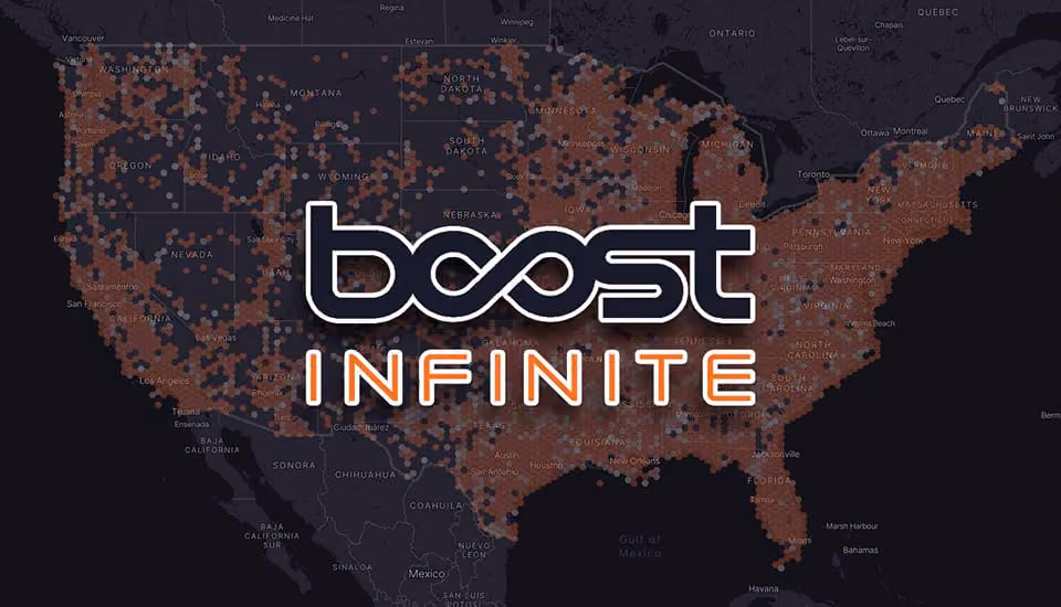 Boost infinite coverage map