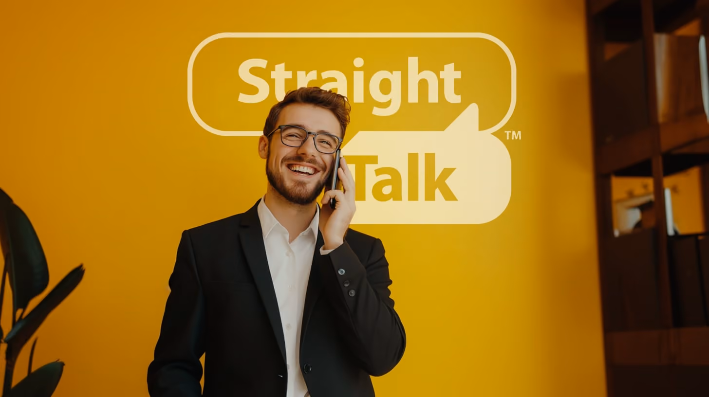 A young bussiness man calling someone with his phone