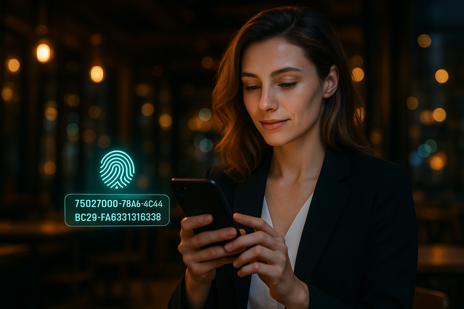 Laptop displaying a two-factor authentication login screen and a hand holding a smartphone showing the 2FA code “419682,” illustrating a secure multi-step login process