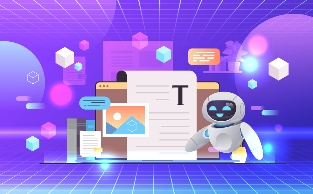 A guide on utilizing a robot for content creation, featuring step-by-step instructions and visual aids.