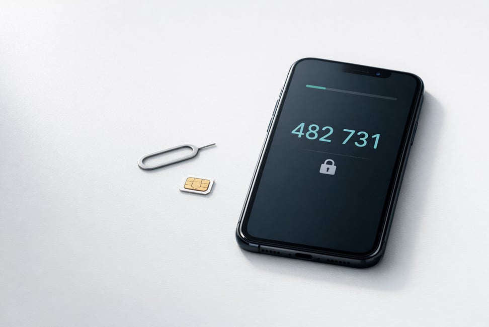 Infographic illustrating tips to secure your phone against hackers, including software updates and strong passwords.
