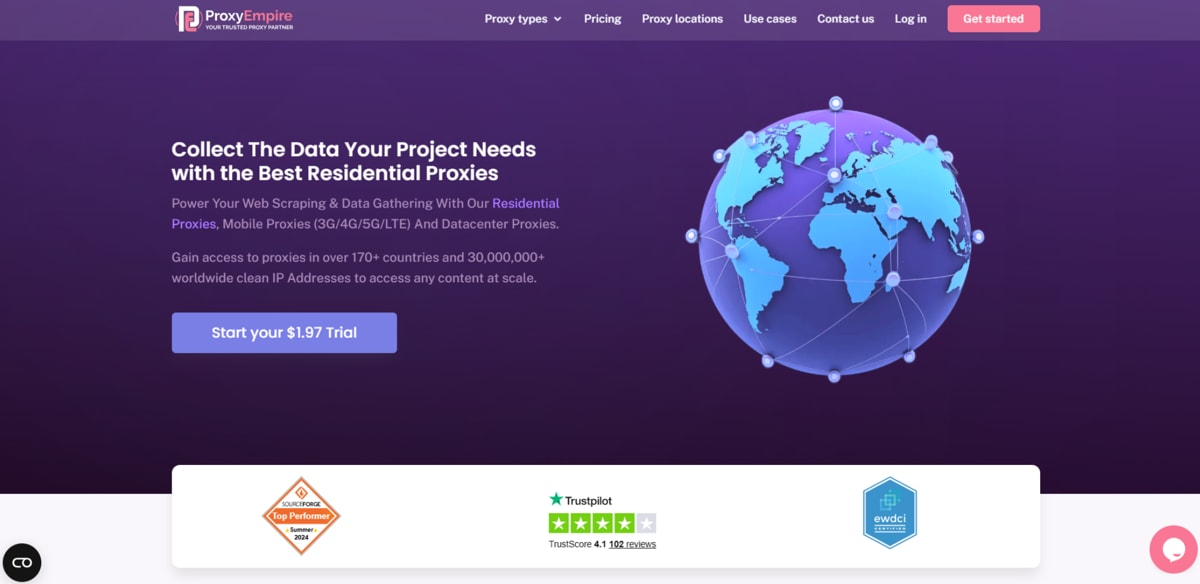 ProxyEmpire Website