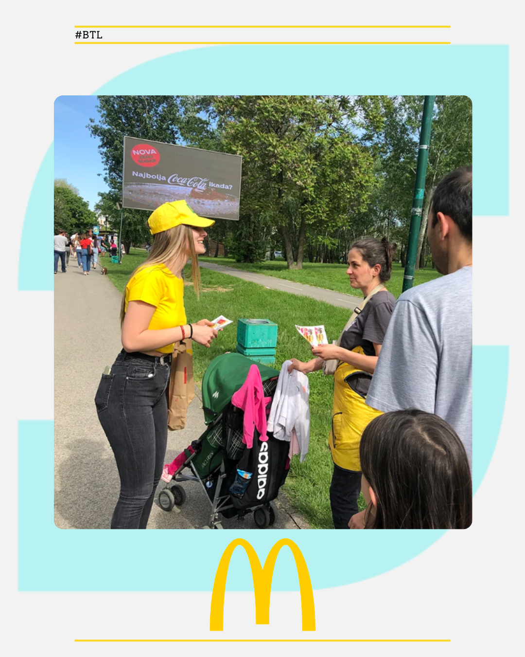 Opening of a McDonald's drive-thru restaurant on Ada