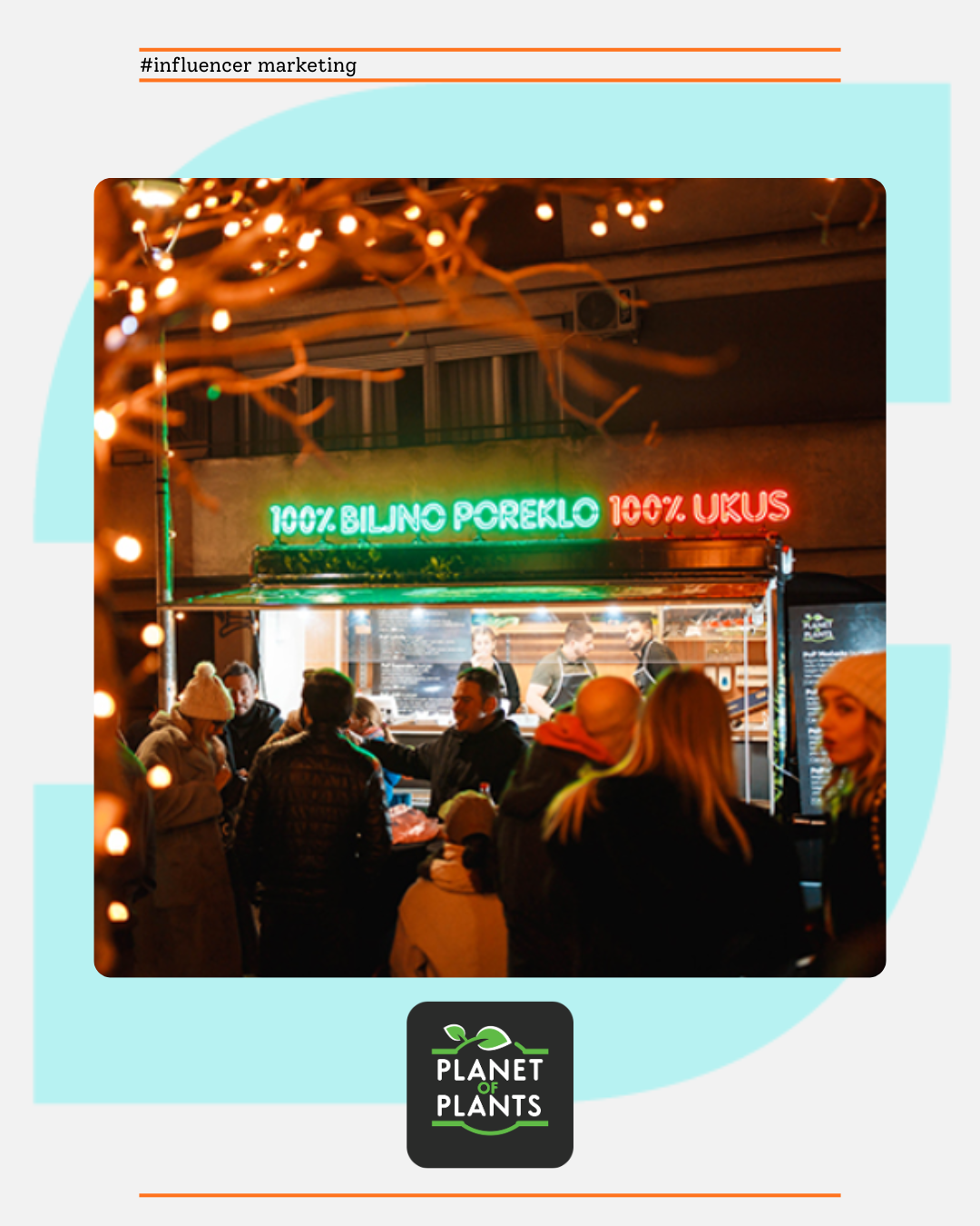 Engagement of influencers for StreetFood festivals